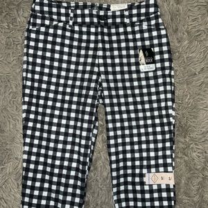 Gingham Capri Pants